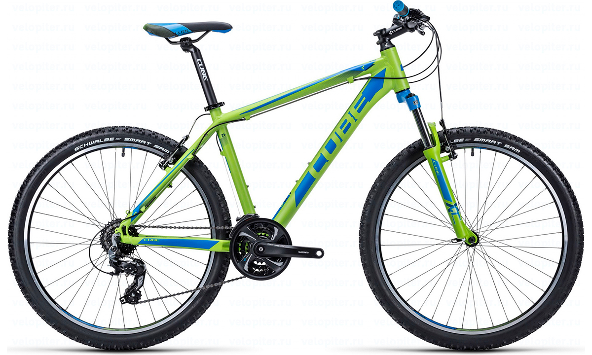 Фотография Велосипед Cube AIM 26" 2015, размер М, зеленый